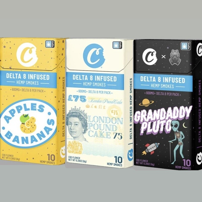 Cookies Delta 8 Hemp Smokes 10Pack