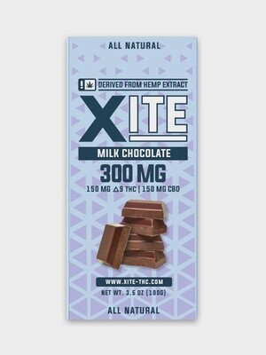 Xite D9 THC Chocolate Bars (300mg with CBD)