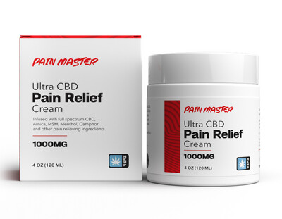 Pain Master Pain Relief CBD Cream 1000MG