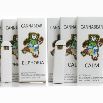 Cannabear Delta-8 THC Full Gram Disposable Vape