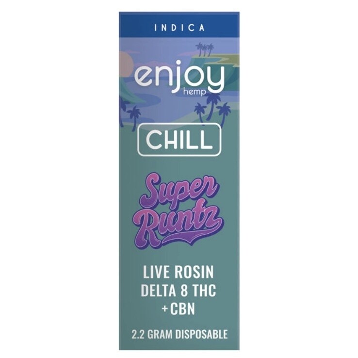Enjoy - Live Rosin Delta 8 THC + CBN 2.2G Disposable for Chill