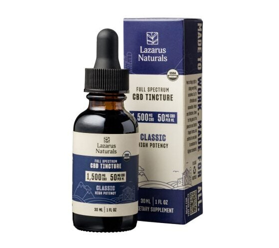 Lazarus Naturals - Full Spectrum, High Potency CBD Oil Tincture