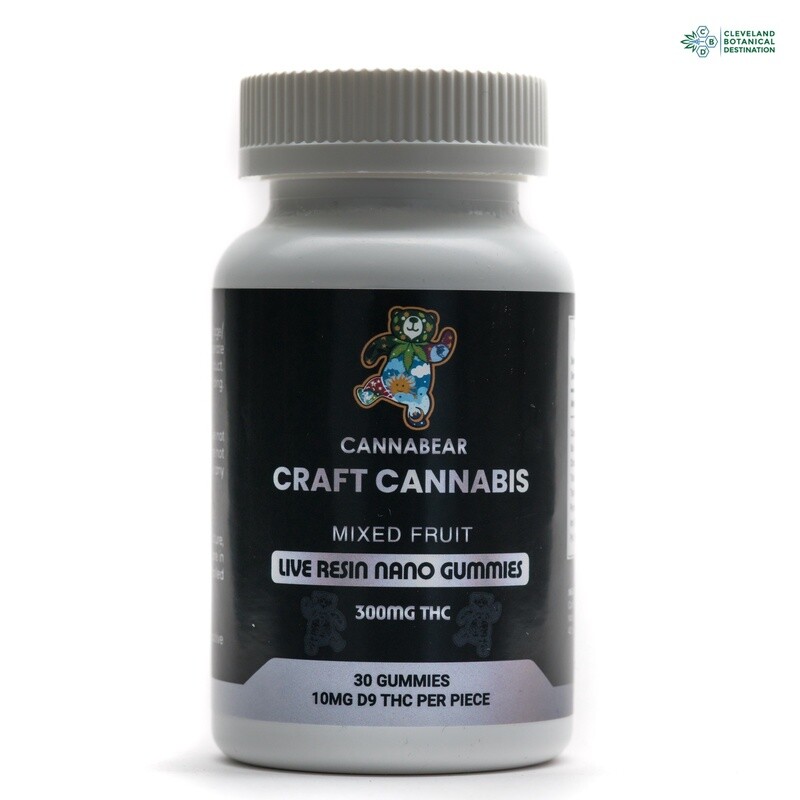Cannabear - Live Resin D9 Nano Mixed Fruit Gummies