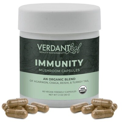 Verdant Leaf - Immunity Mushroom Capsules