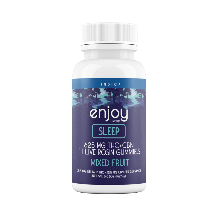 Enjoy Live Rosin Sleep Gummies (12.5mg THC + 12.5mg CBN)