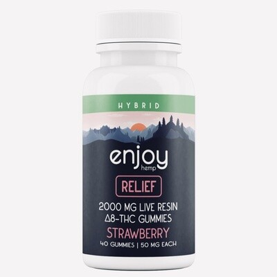 Enjoy - Live Resin Relief 50 mg Delta 8 THC Gummies