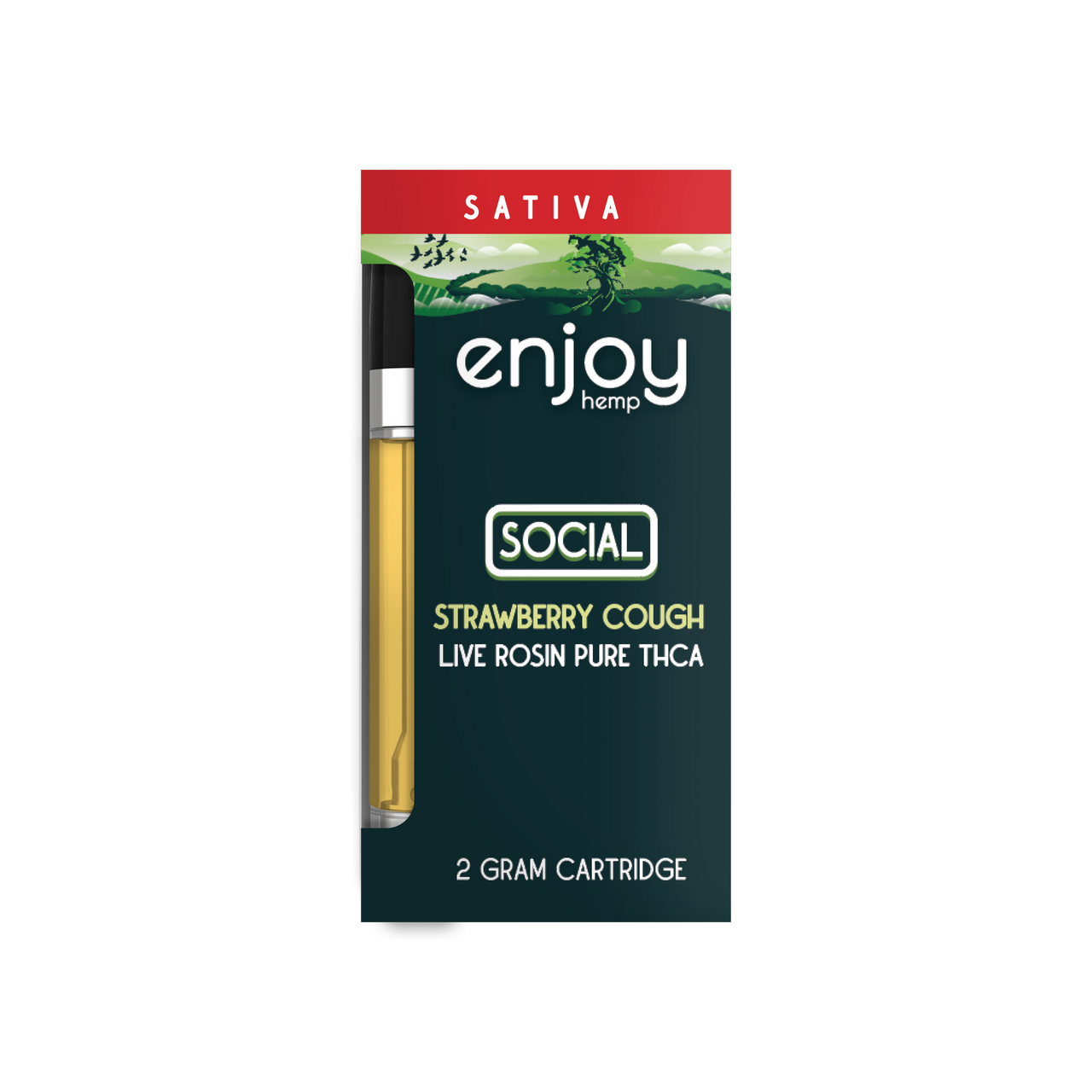 Enjoy- 2g Live Rosin Pure THCA Vape Cart