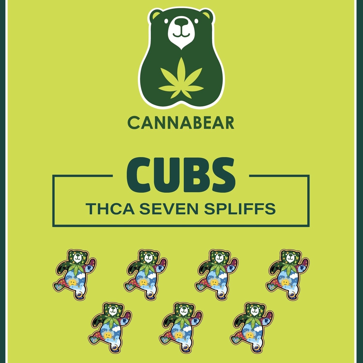 Cannabear - CUBS -THCA Short Pre-Rolls
