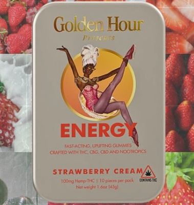 Golden Hour - Energy Gummies - Strawberry Cream
