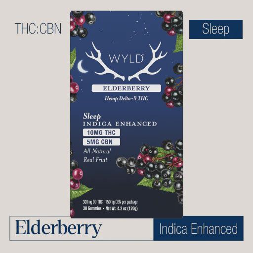Wyld Sleep Gummies (10mg THC + 5mg CBN)