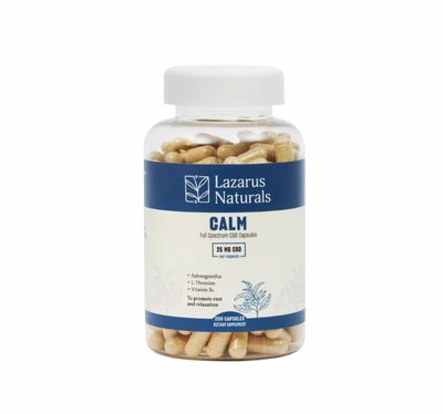 Lazarus Naturals - CBD Capsules, Calm