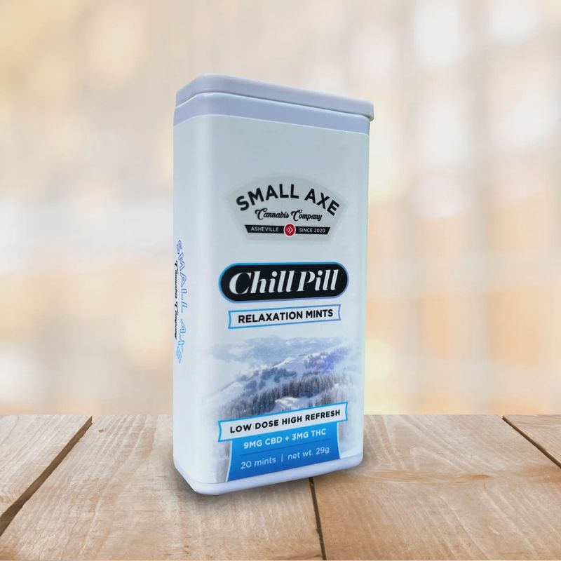 Small Axe Chill Pill Mints (3mg THC + 9mg CBD)