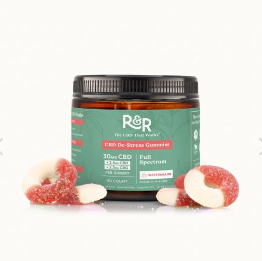R&amp;R Full Spectrum CBD De-Stress Gummies