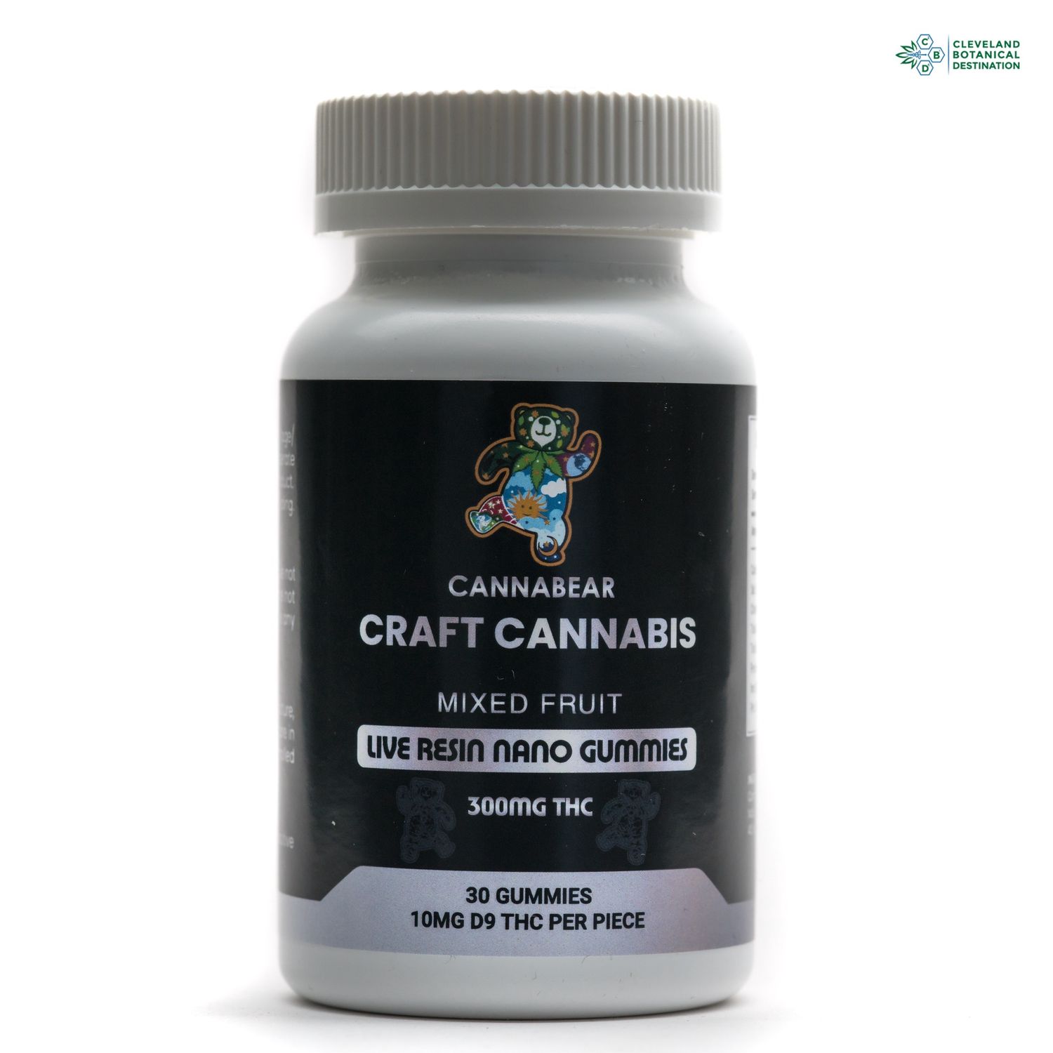Cannabear - Live Resin D9 Nano Mixed Fruit Gummies, Potency: 10MG