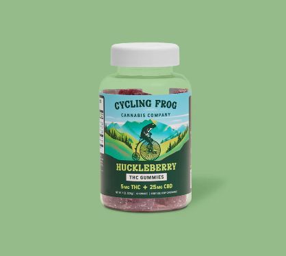 Cycling Frog CBD/D9 THC Gummies (25mg CBD + 5mg D9)