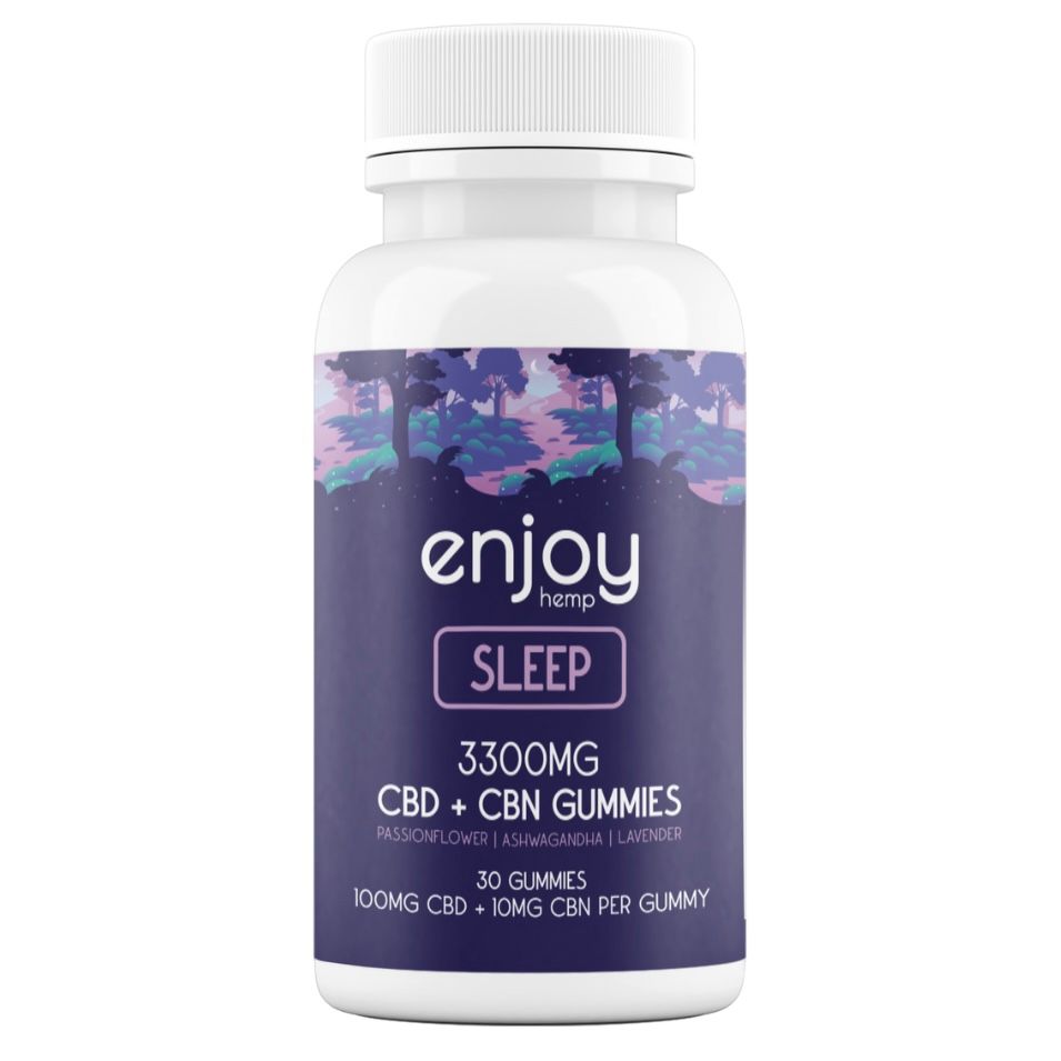 CBD Gummies For Sleep - Full Spectrum CBD + CBN + Lavender + Passionflower + Ashwagandha