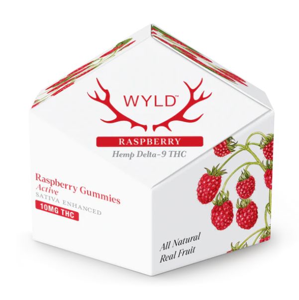 WYLD - Raspberry Sativa THC Gummies 10MG