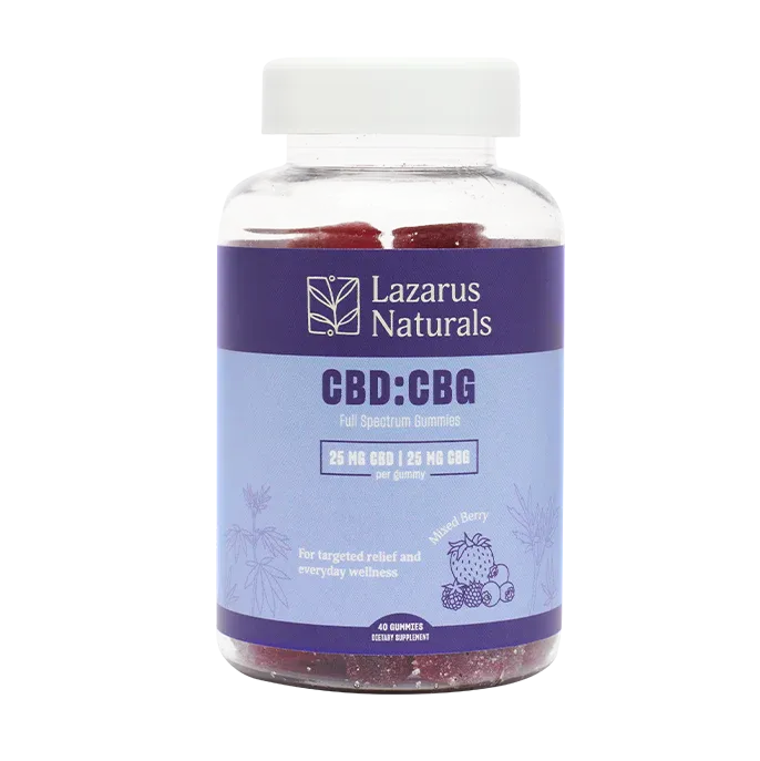 Lazarus Naturals CBD:CBG Full Spectrum Gummies