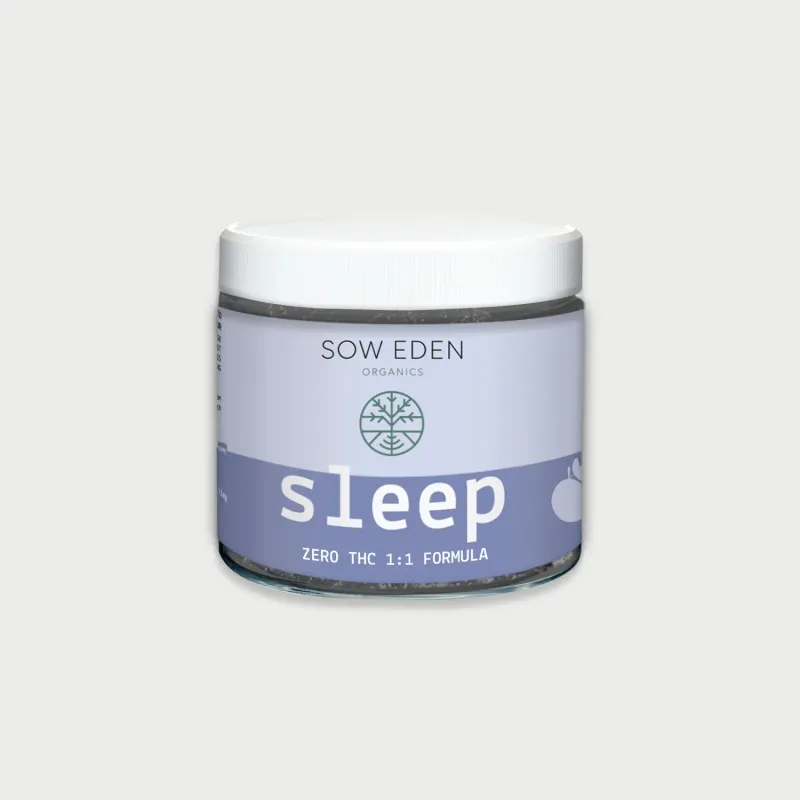 Sow Eden Zero THC Sleep Gummies (25mg CBD : 25mg CBN)