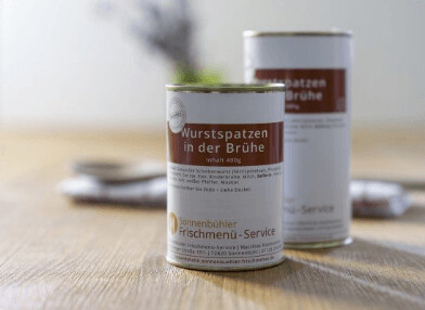 Wurstspatzen in der Brühe Wurstspatzen in der Brühe