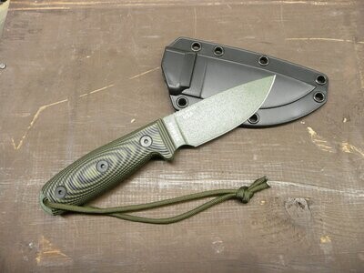 ESEE-3 Modified Pommel, OD Green Finish, G10 Handles