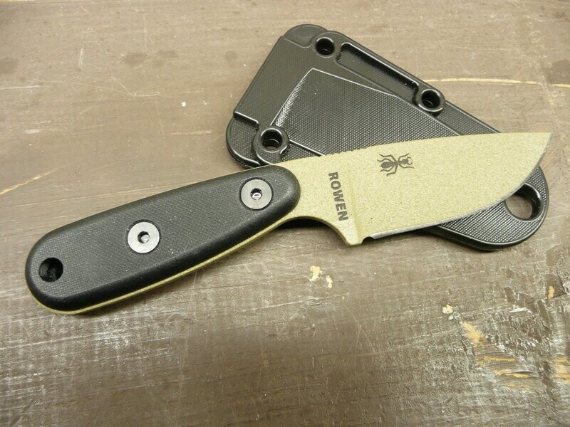 IZULA G-10 Hunter Fixed Blade Knife, Desert Tan Finish