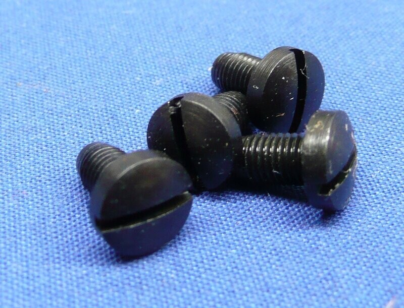1911 Blued grip screws, Slotted