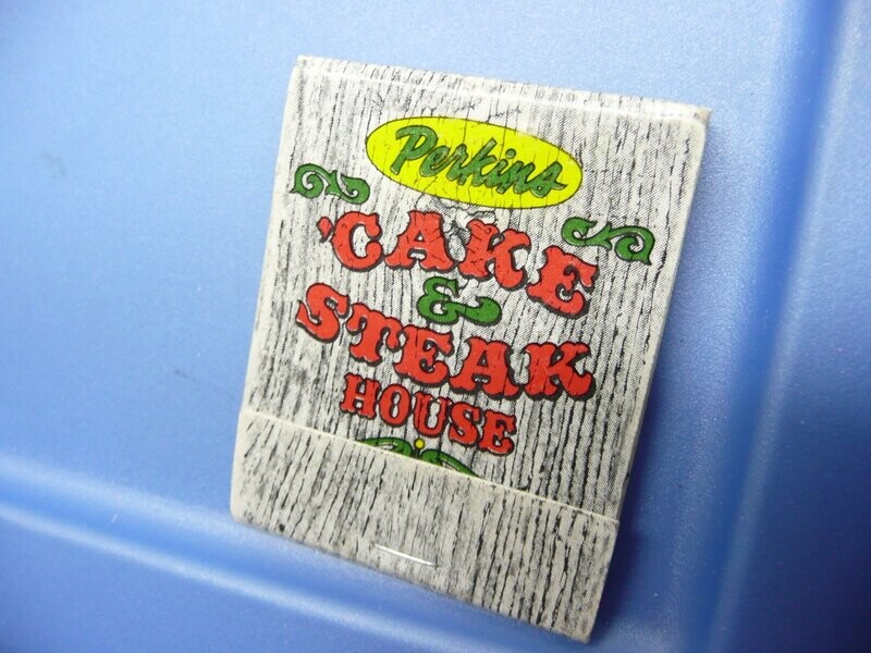 Vintage & Collectible Matchbook:Perkins “Cake & Steak House"