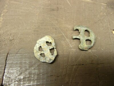 Celtic / Gaul Cast Potin Wheel Coins