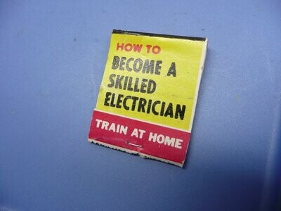 Vintage Matchbook: ICS - Become A Skilled Electrician (H211)