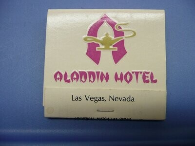 Vintage Matchbook - Aladdin Hotel, Las Vegas, NV (H165)