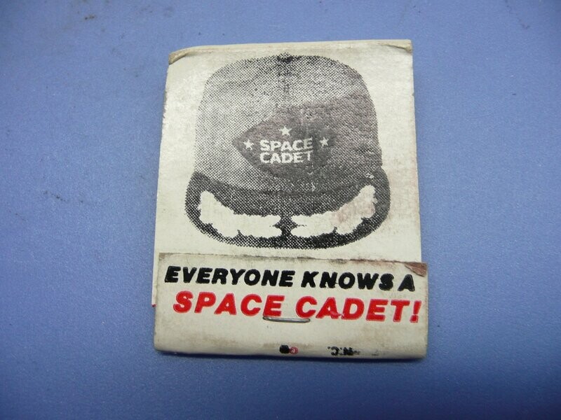 Vintage Matchbook - "Space Cadet" - The Thinking Cap (H117)