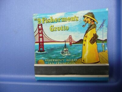Vintage Matchbook: 9 Fisherman's Grotto - San Francisco, CA (H215)