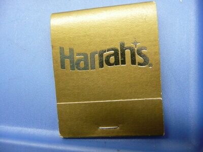 Vintage Matchbook: Harrah's Casinos (Gold Cover) H154