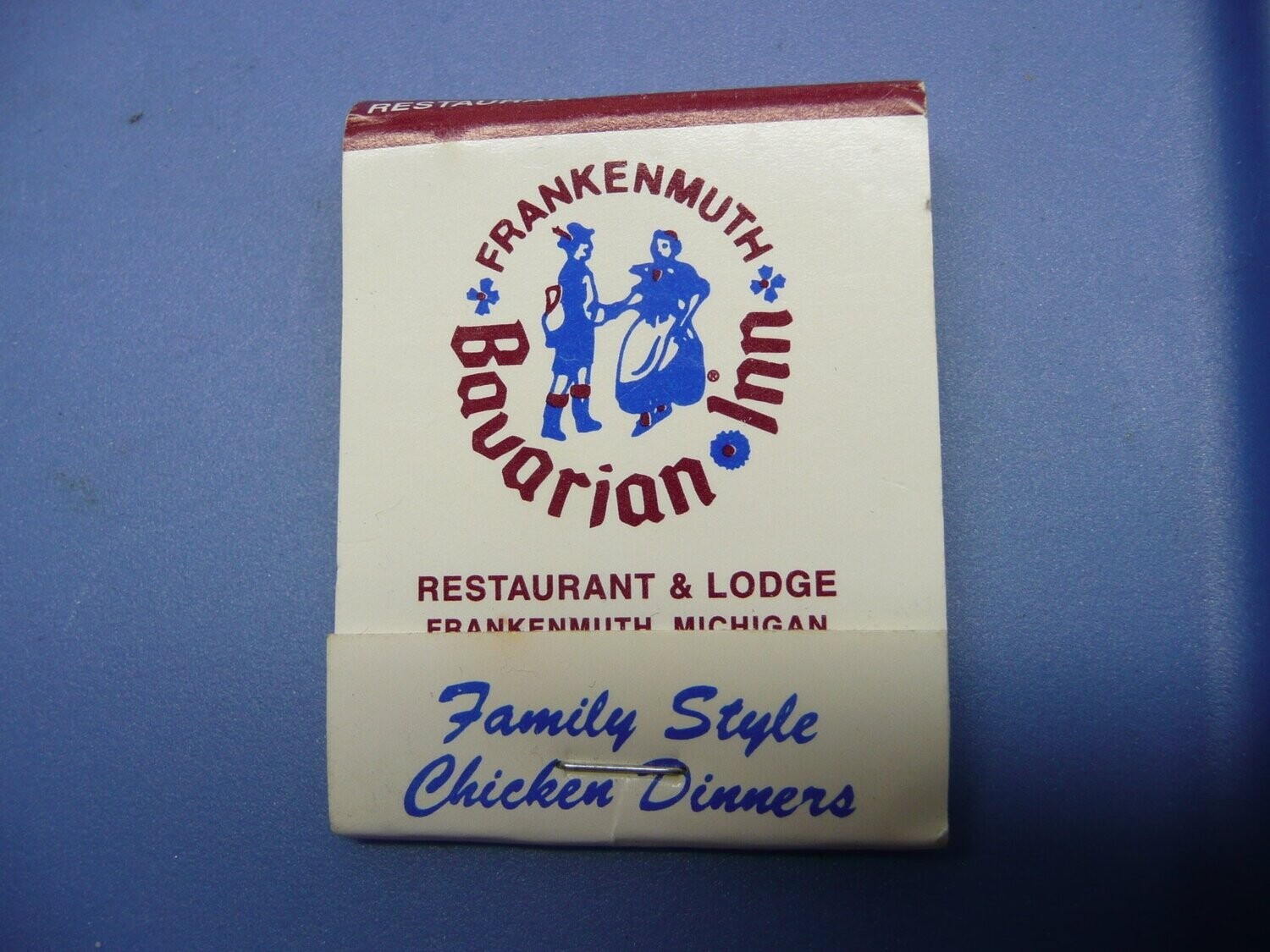 Rare Vintage Matchbook, Bavarian Inn, Frankenmuth, MI (H161)