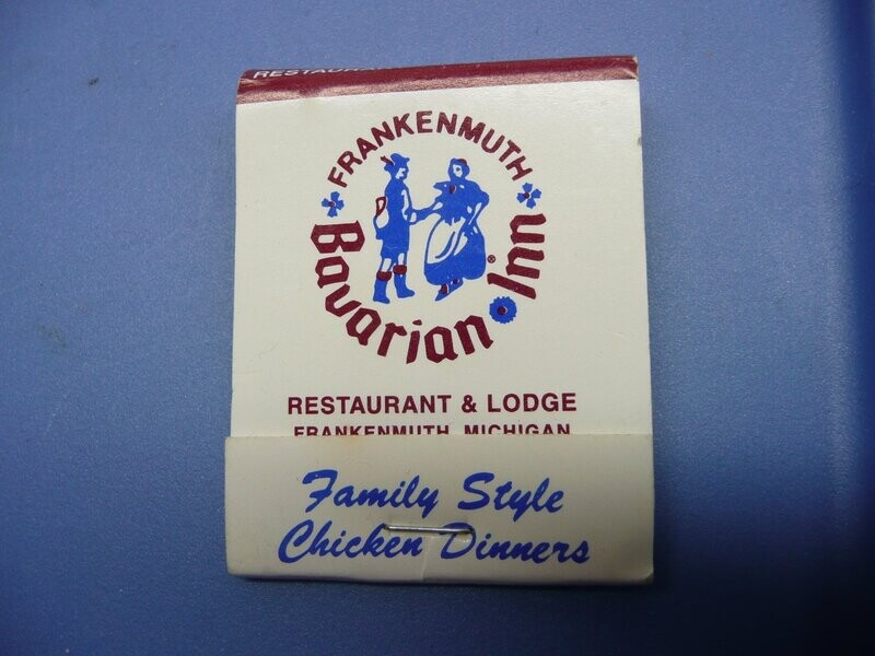 Rare Vintage Matchbook, Bavarian Inn, Frankenmuth, MI (H161)