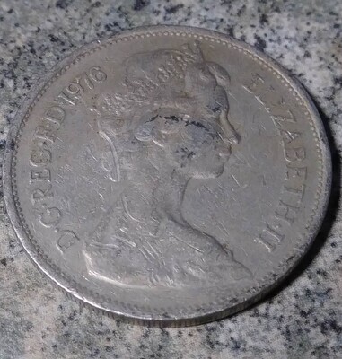 United Kingdom, 1976, 10 New Pence