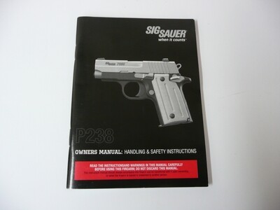 Owners Manual - Sig P238 Pistols