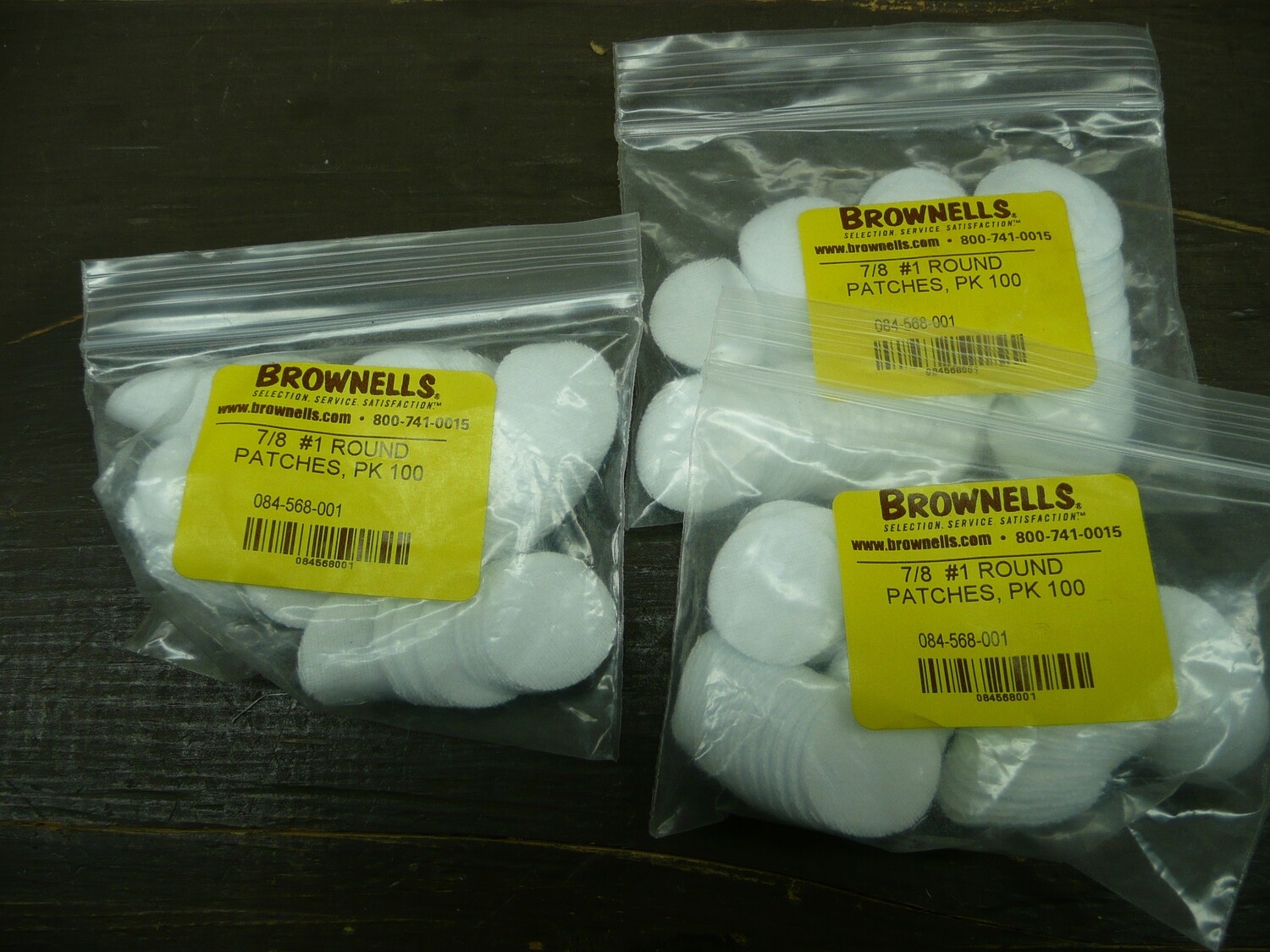 Cleaning Supplies - Brownells #1 Round Patches