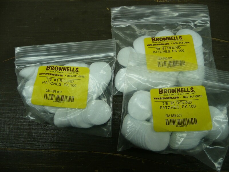Cleaning Supplies - Brownells #1 Round Patches