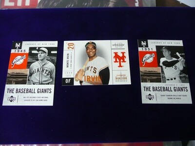 Sports Cards - Upper Deck "Legends of New York" Cards