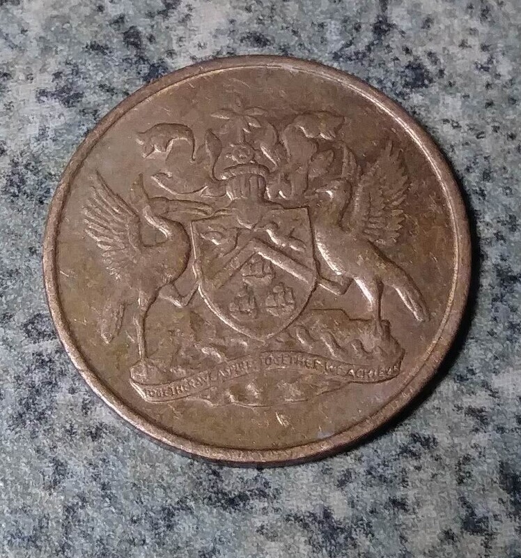 Trinidad & Tobago, 1966,   1 Cent