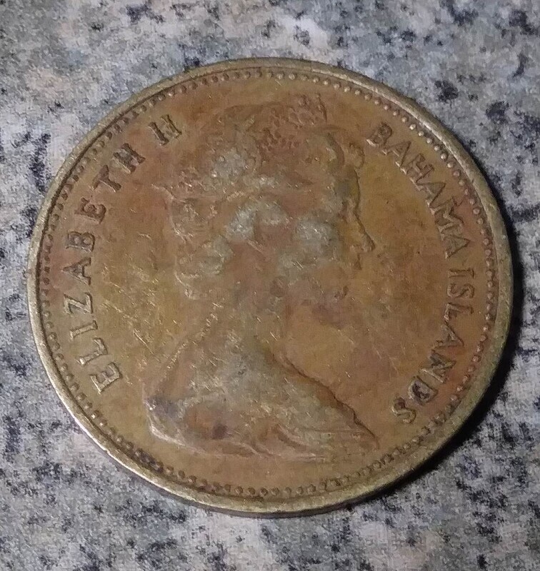 Bahamas, 1966,   1 Cent  - First Year Mintage