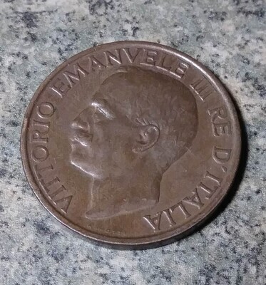 Italy, 1924, 10 Centseimi