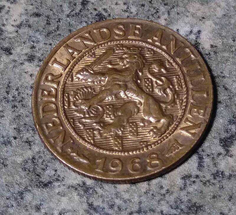 Netherland Antillies, 1968,    1 Cent