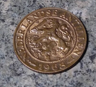 Netherland Antillies, 1969, 1 Cent
