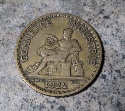 France (Chamber of Commerce), 1922, 1 Franc
