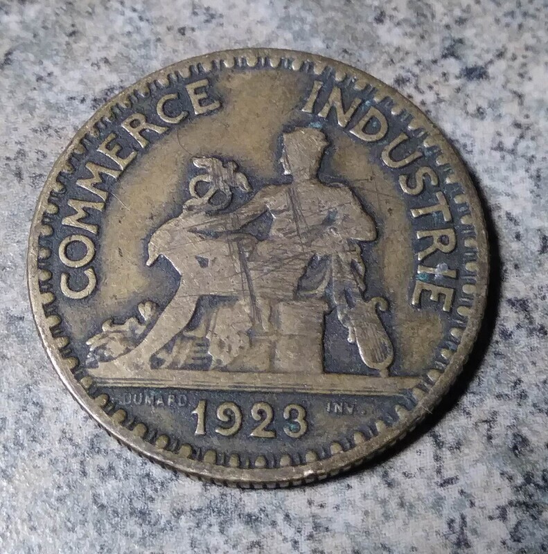 France (Chamber of Commerce), 1923,   2 Francs