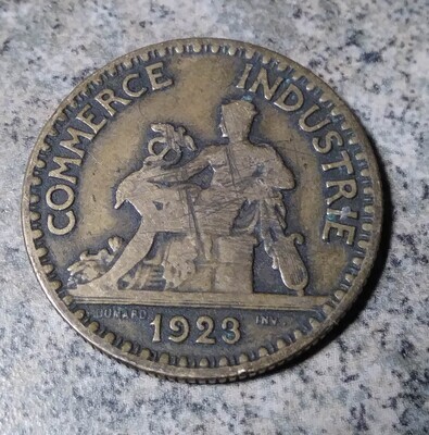 France (Chamber of Commerce), 1923, 2 Francs