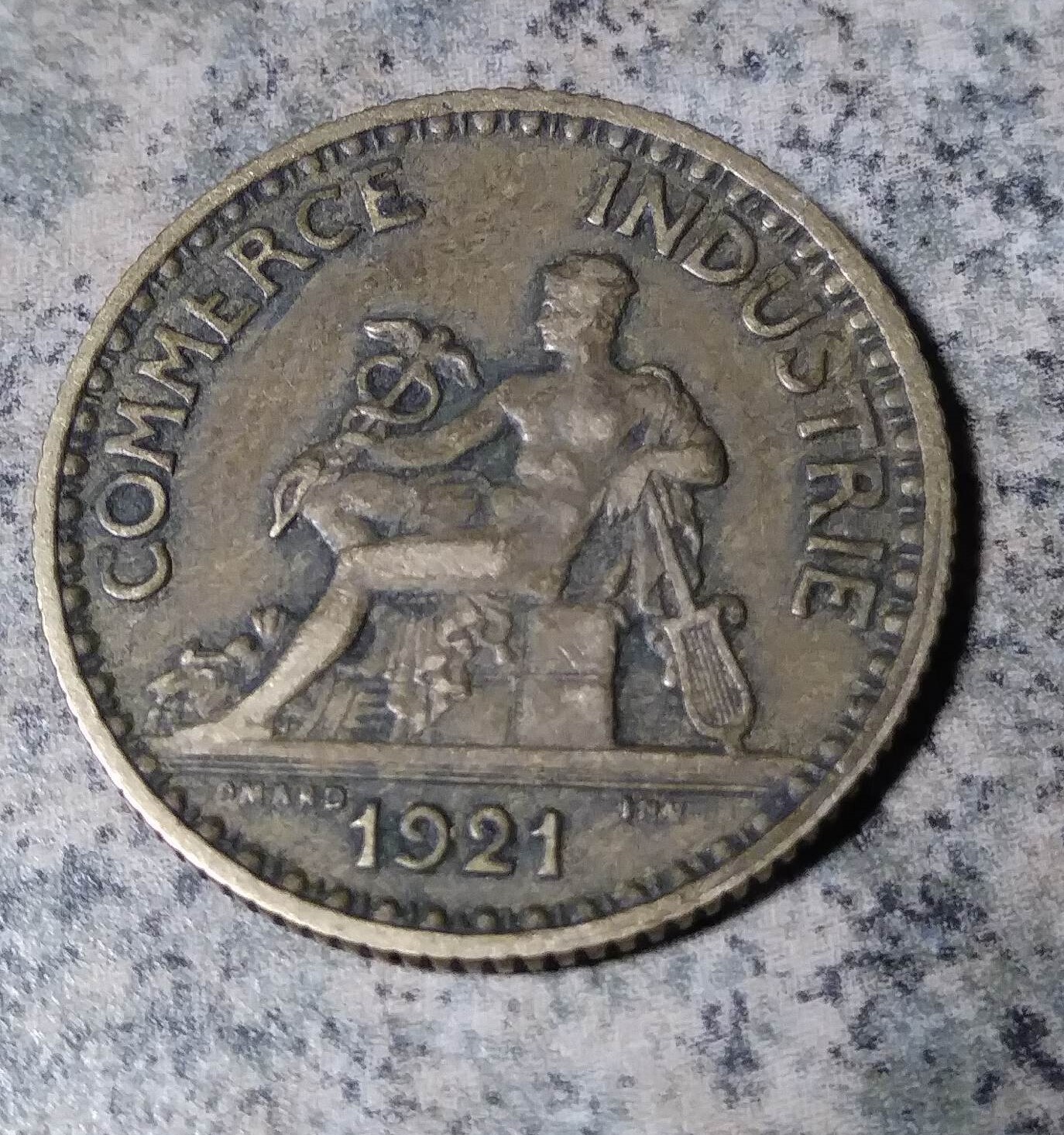 France (Chamber of Commerce), 1921,   1 Franc